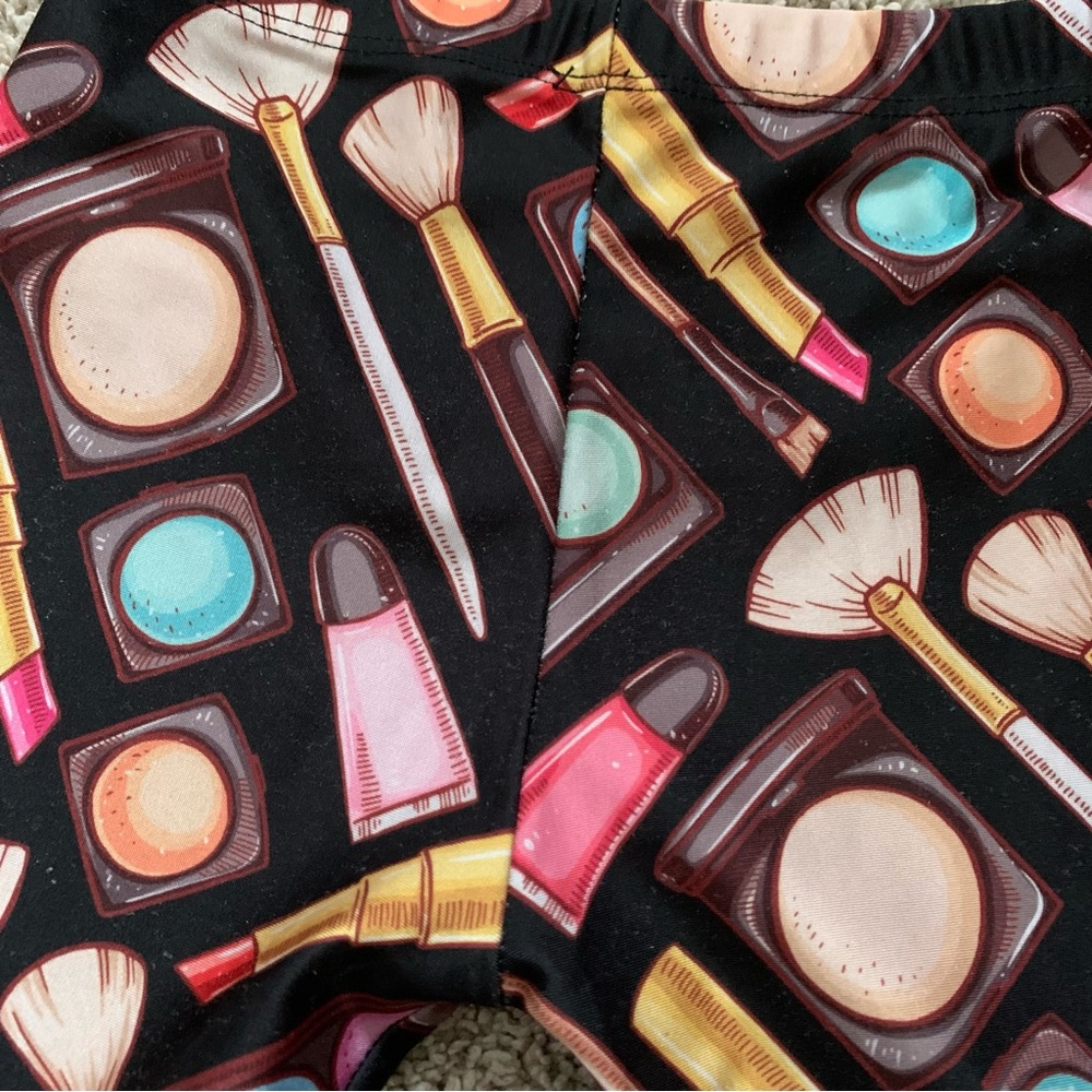 Dori Creation Make-up Print Leggings - Picture 3 of 4